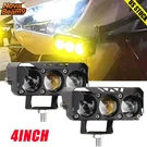 2X 4 Inch Led Work Light Bar Spot Flood Pods Offroad Fog Driving Lamps Atv Truck. Fixed Price $24.26.