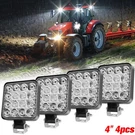 4X 4'' Inch Led Work Off Road Flood Lights Square Fog Lamp Truck Tractor. Fixed Price $8.20.