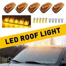 5X Cab Marker Roof Light Yellow + Led Amber For Chevy Gmc 1988-2002 Pickup Truck. Fixed Price $26.99.