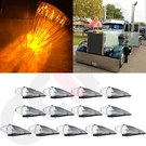 New 13X 17 Led Amber Universal Torpedo Roof Big Rig Top Running Truck Light. Fixed Price $168.81.