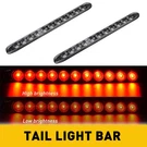 2X 15" Clear/red Led Trailer Truck Rv Tail Stop Rear Brake Light Bar Sexced Ec. Fixed Price $16.14.