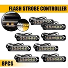 8X 6 Led Strobe Light Bar Car Truck Flashing Warning Hazard Beacon Amber/white. Fixed Price $22.99.