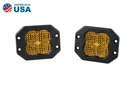 SS3 Pro With Amber Back Light Yellow Sae Fog Flush Pair Diode Dynamics Led. Fixed Price $399.95.