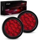 Nilight TL-18 2PCS 4" Round Red Led Trailer Tail Lights W/surface Mount. Fixed Price $29.99.