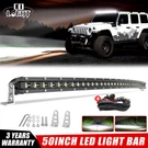For 18-24 Jeep Wrangler Jl Curved Slim 50" Inch Led Light Bar Spot Flood + Wire. Fixed Price $134.98.