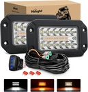 Nilight Flush Mount Led Pods 6 Inch 39W Amber White Lighting Modes 2PCS. Fixed Price $46.99.