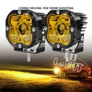 Colight 3"INCH Squadron Sport Amber Led Pair Driving Combo Lights W/wire Harness. Fixed Price $93.85.
