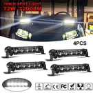 4PCS 7" Inch Led Work Light Spot Bar 48000LM Fog Off-road Truck Car Atv Suv Boat. Fixed Price $42.32.