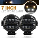 Aaiwa 2X 7" Led Work Headlights Combo Drl Kit Truck Offroad Driving. Fixed Price $56.99.