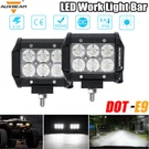 Auxbeam 4" Led Work Light Bar Flood For Offroad Truck Driving Fog Lamp Atv Suv. Fixed Price $26.99.