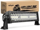 Nilight Led Bar Triple Row Spot Lights, White. Fixed Price $51.46.