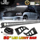 Roof 50" Straight Led Light Bar+mounting Bracket+wire Ford F150 1997-2003 52. Fixed Price $111.98.