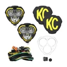 Kc Hilites Flex Era 3 Led Spot Beam Fog Ditch Lights Pair Kit, Wiring, Covers. Fixed Price $499.99.