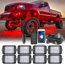Mictuning C3 Led Rock Lights 8 Pod Wireless Rgbw Under Car Truck Accent Neon Kit. Fixed Price $215.99.