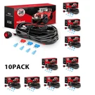 Nilight Led Bar Wiring Harness Kit 12VON Off Switch Power Relay Blade Fuse. Fixed Price $139.99.