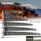 Slim Curved 20 26 32 38 44 50" Led Light Bar Single Row Off Road Driving Utv Suv. Fixed Price $62.15.