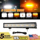 Auxbeam 20" 420W White/amber Led Light Bar Strobe Driving Lamp Pickup Truck Suv. Fixed Price $89.99.