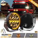 Colight 7" Led Work Bar 500W Round Driving Fog Lamp Spot Drl Offroad Truck. Fixed Price $95.99.