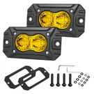 For Ram Hd Crew Flush Mount Pair Led Light Bar Flood Driving Reverse 12V 4.5". Fixed Price $31.44.