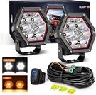 Nilight Led Pod Lights With Amber Drl 4 Inch 30W Spot 16AWG Wiring Harness. Fixed Price $82.99.