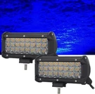 Auxmotec Blue Led Driving Work Decoration Neon Light Bar Spot 7" 36W Off-road. Fixed Price $49.35.