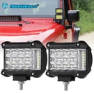 2X Ironwalls 4" Inch Side Shooter Led Pods Spot Flood Work Light Bar 10-30V. Fixed Price $40.99.