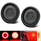 Wahmototin 2PCS Smoked Lens Inch Round Red 64 Leds Trailer Trucks Halo Brake. Fixed Price $63.79.