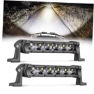 Led Light Bar, 2PCS 60W Single Row Spot WHITE-6INCH. Fixed Price $46.71.