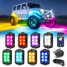 Mictuning C2 Max 8 Pods Rgb+ic Led Rock Lights Offroad Lamp Underglow Kit. Fixed Price $101.92.
