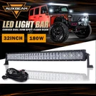Auxbeam 32" Inch Curved Led Light Bar Spot Flood Offroad Driving Lamp 4X4WD. Fixed Price $108.99.