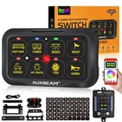Auxbeam AR-820 Rgb Gang Switch Panel With Bluetooth Control App Atv Suv Marine. Fixed Price $206.14.