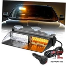 Emergency Strobe Lights Windshield Hazard Warning Safety Flash Amber White. Fixed Price $22.38.