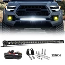 32 Inch Slim Light Bar Off Road Fog Led Work For Tacoma 2016-2023. Fixed Price $56.79.