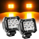 Nilight 4 Inch Led Pods Amber Spot Beam Driving Fog Lights 2PCS 18W. Fixed Price $23.99.