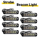 8X 6LED Amber/white Side Marker Flash Strobe Light Bar Tow Truck Accessories Eag. Fixed Price $20.89.
