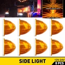 8X Amber Led Watermelon Lights Side Marker Truck Trailer Turn Signal 24V. Fixed Price $70.49.