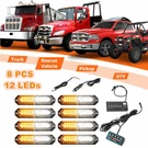 8* Weisen Amber/white 12 Led Strobe Light Truck Flashing Warning Hazard Beacon. Fixed Price $58.33.