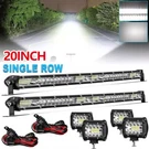 Combo De Barras Luz Led Luces Off Road Jeep Truck Camioneta 22"+4X 4". Fixed Price $70.99.