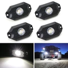 White 3-CREE 9W High Power Led Rock Light Kit For Jeep Truck Suv Off-road Boat. Fixed Price $31.09.