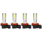4X H11 Led Headlight Kit High Low Beam 6000K White Running Drl Bulbs. Fixed Price $11.67.