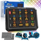 Mictuning 8/12 Gang Switch Panel Led Touch Power Control Flash Pulsed Pod. Fixed Price $98.99.