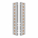 United Pacific 34466 Air Cleaner Light Bar Front, Stainless Steel, With Bracket,. Fixed Price $349.00.