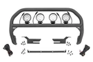Rough Country 51049 4" Black Front Bumper Nudge Bar W/led 21-25 Ford Bronco. Fixed Price $429.95.