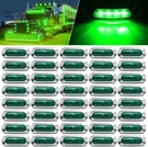 Alfu 40PCS Dc 12-24V Led Trailer Side Marker Lights Front Rear 40GREEN. Fixed Price $81.43.