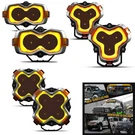 Novsight Halo 3-6" Led Work Lights Pod Off Road Spotlight Flood Lamp Combo Blubs. Fixed Price $263.03.
