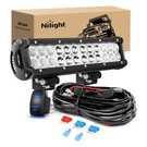Nilight - ZH084 Led Bar 72W Light+ Wiring Harness, White. Fixed Price $63.99.