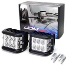 White Led A-pillar Driving Light Kit W/amber Strobe Feature For Jeep Wrangler Jl. Fixed Price $61.09.