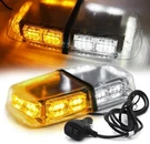 Foxcid Amber White Led Strobe Beacon Light Rooftop Mount Emergency Warning Lamp. Fixed Price $32.99.