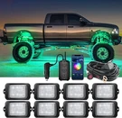 Mictuning Rgbw Led Rock Lights - 8 Pods Wireless Control Neon Underglow. Fixed Price $208.71.