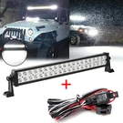 22" 120W S&f Combo Led Offroad Work Light Bar Wiring Driving Lamp + Kit. Fixed Price $42.99.